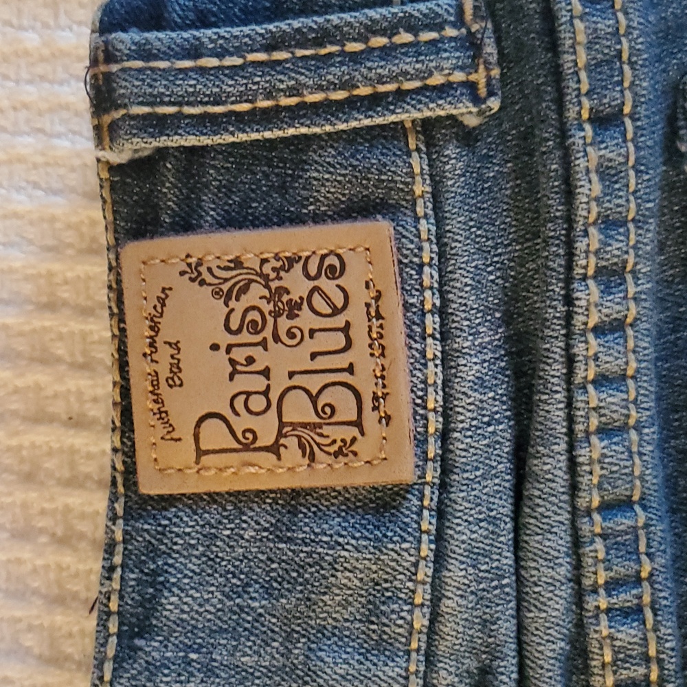 Paris Blues Blue Denim Women's Jean Shorts - Picture 4 of 7